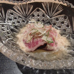 すず木 - 京茄子とローストビーフ(2016/5)