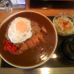 味工房 きくや - カツカレー大盛
