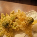 魚旬 - ふきのとう天ぷら 