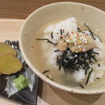 小料理 すず乃 - 豆腐の味噌漬け茶漬け