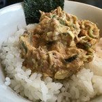 豚のらーめん 弐番手 - 2016年5月18日
      ランチセット
      サバマヨ丼