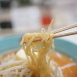 くるまやラーメン - 麺はモチモチ