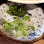 福徳屋 - 2016.4.21  セットで付いてくる漬物☆