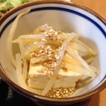 福徳屋 - 2016.4.21  セットで付いてくる豆腐☆