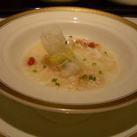 黄鶴 - 海の幸のコラーゲンシート包み 蟹肉入りあんかけ