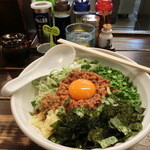 台湾まぜそば(230g)750円。H28.5