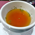 LA PAIX - 自家製コンソメスープ（＋３００円）味が濃厚で美味しい！！