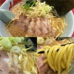 ラーメン山岡家 - 醤油チャーシュー860円＋JAF白髪ネギ