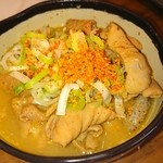 Oogiya Ramen - ランチセットのもつ煮