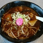 お食事処 夕張ラーメン - 夕張石炭ラーメン  味噌味  小盛り  May.2016