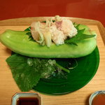 菊乃井 本店 - 鱧と鯛のお造り