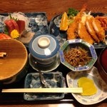 王将 - 刺身・天ぷら定食