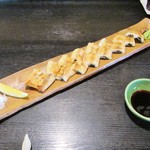 活魚料理　うおじま - うなぎ白焼き。3500円＋税