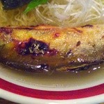 鮎ラーメン 二子玉川本店 - 鮎のアップ