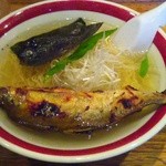 鮎ラーメン 二子玉川本店 - 鮎○ゴトラーメン　1000円