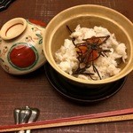 くずし懐石 縁 - 鯛おこわイクラのせ