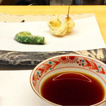 天ぷら 小泉 - 山菜と白身魚