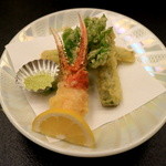 ホテル八田 - 揚物「山菜と蟹の爪」