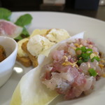 ピエトラ - アジのタタキ(2016年5月)