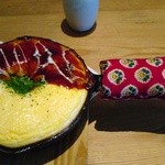 ビストロ タマ - デミグラソースのオムライスセット　1300円