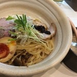 鶏と魚介らぁ麺komugi - 特選松阪豚つけめん1100円