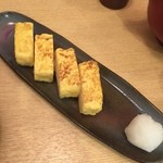 手打そば 響心庵 - ハーフ玉子焼き＠450円