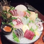 海蔵 - 「刺身盛り合わせ」（1080円）※クーポン利用