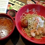 春一家 三代目 麺宿 - えび塩つけ麺  May.2016
