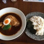 らっきょ - 知床鶏スープカレー\1,350税込（2016/05）