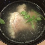 うを徳 - お椀（甘鯛）（アップ）