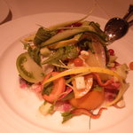 トラットリア スペランツァ エッセ - カンパチのカルパッチョ　サラダ仕立て