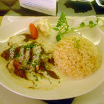 ストロガノフ亭 - ビーフストロガノフ(ライスは大盛り）