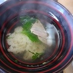 Seiryuu - 硬い鰹のまご茶漬け　　味は悪くないが…。