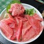 まぐろレストラン - 本マグロ中トロ丼(201605)