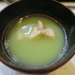 28年5月　伊良湖水道の鯛　空豆のすり流し