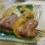 山猫軒 - 28年5月　もち豚と玉葱串焼き