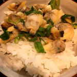 らーめん 鶏喰 - あさりのっけごはん