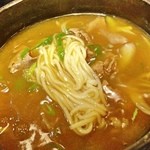 若水 - 麺はこんな感じです。