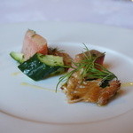 アル・ケッチァーノ - サクラマスを45℃の低温調理で