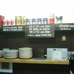 神戸甘辛カレー きてたもんせ - 店内のメニュー