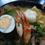 Zenshou Yokoduna Ramen - たまご，蟹爪，餅