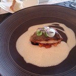 ラヴィマーナ アネックス パチャ - イサキのポワレ　蛸とエブリ麦のラグー