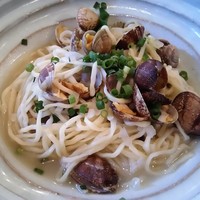 白碗竹快樓 赤坂店 - ランチ：あさりと青葱のスープ焼きそば
