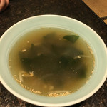 必殺！ホルモン焼ゴーダキング - わかめスープ（550円）