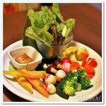 江戸野菜と肉割烹 写楽 - 江戸野菜のバーニャカウダ