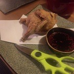 おきらく和食家魚 - ひな鶏半身揚げ