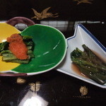 東海林 - しどけ、あいこ（だったかな）人参ソース旨い