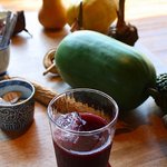 清澄の里 粟 - ブルーベリージュース