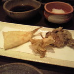 天ぷら　酒菜　醍醐 - きすと原木舞茸