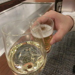 鉄板焼 但馬 - 乾杯～